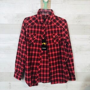 Buffalo Black and Red Plaid Shirt